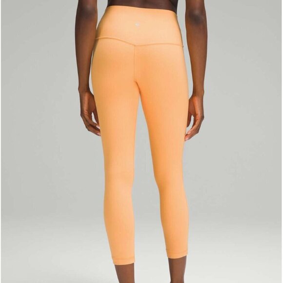 Lululemon Align Ribbed High-Rise Pant 25" Mango Dream - Picture 5 of 5